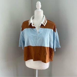 NWOT Wild Fable Cropped Polo
